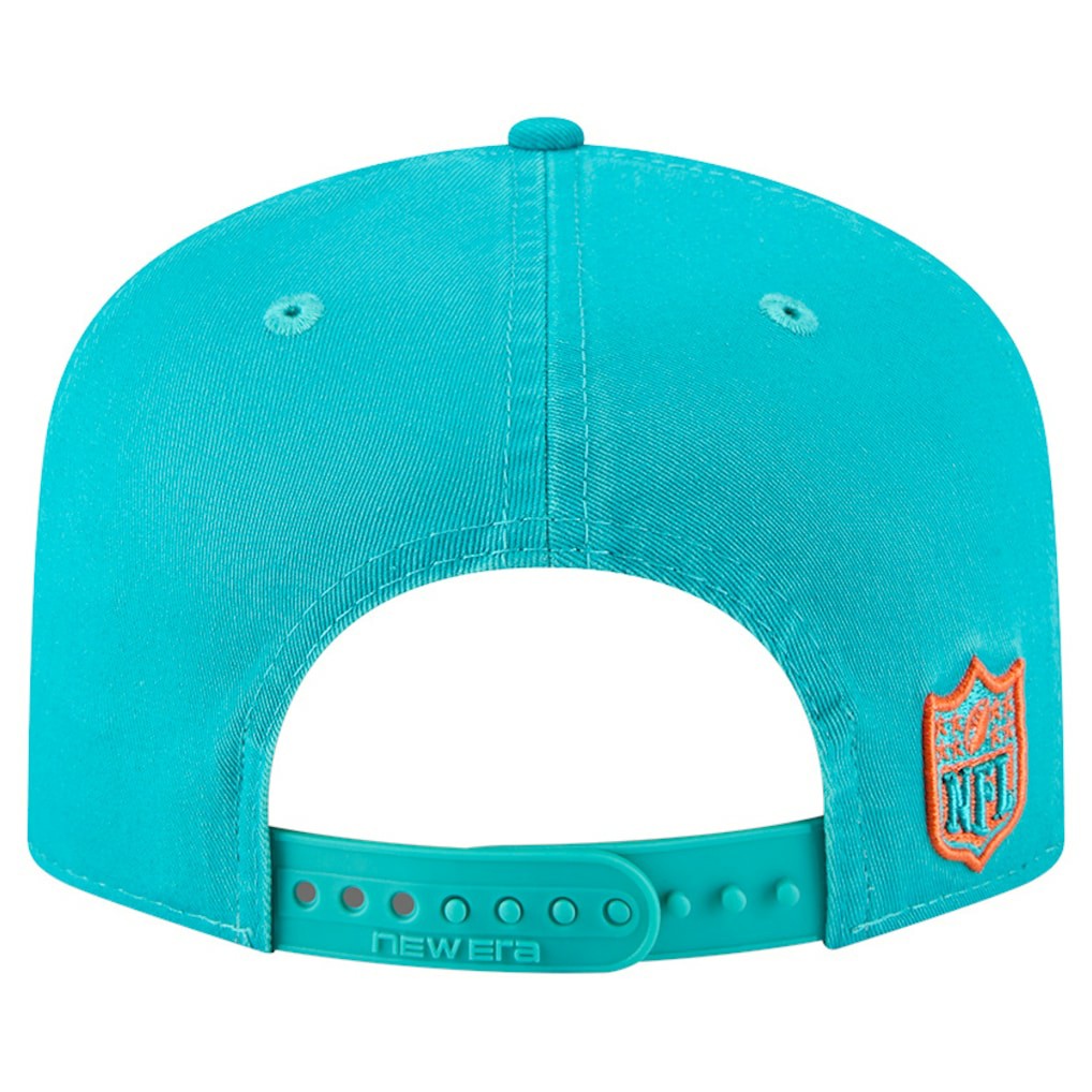 Miami Dolphins New Era Team 19TWENTY Adjustable Hat Aqua | NFL