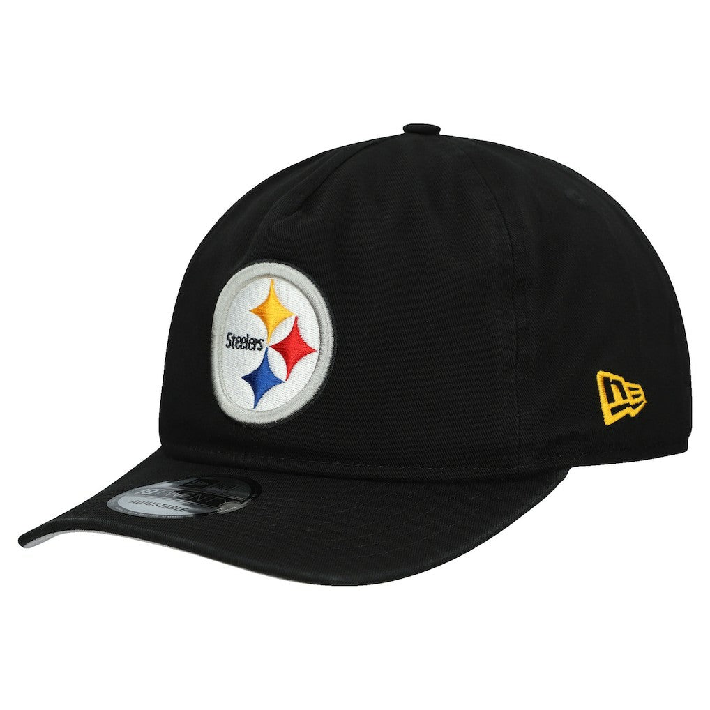 Pittsburgh Steelers New Era Team 19TWENTY Adjustable Hat Black | NFL