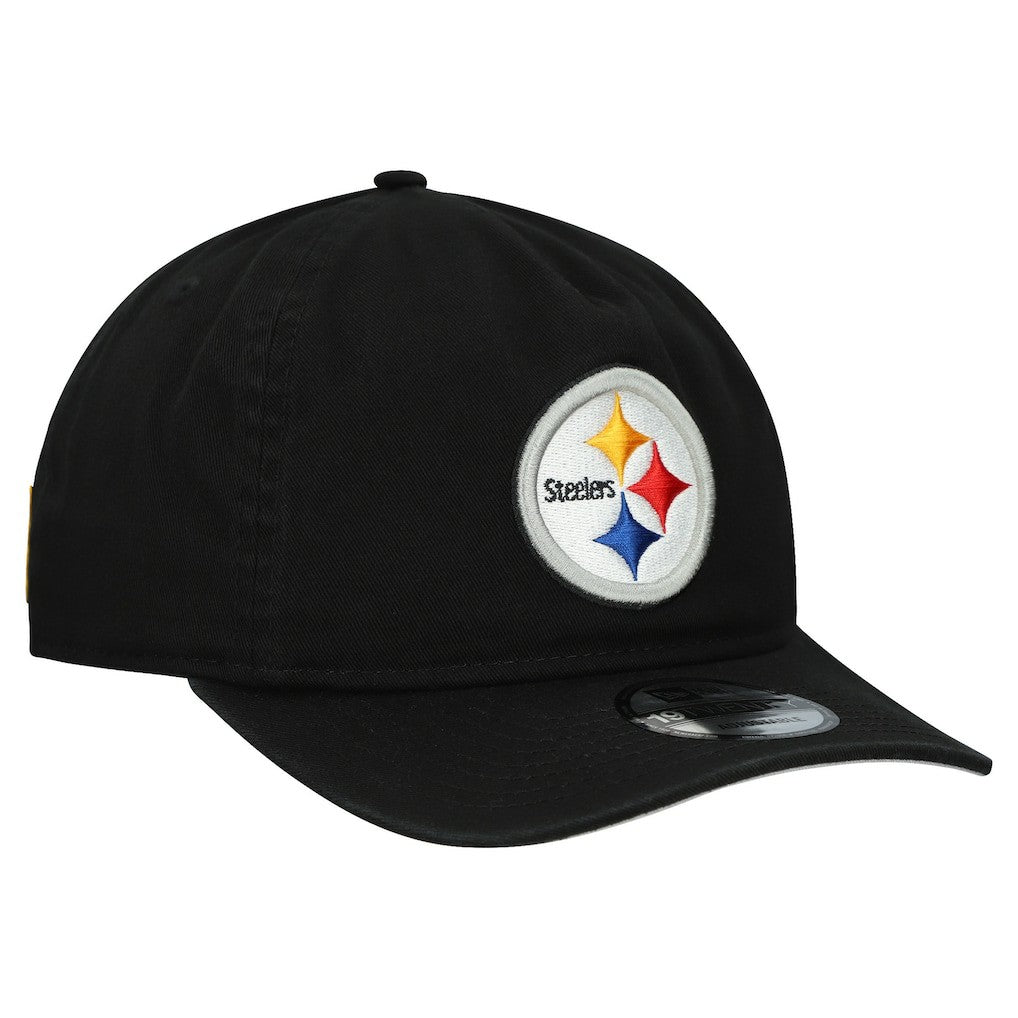 Pittsburgh Steelers New Era Team 19TWENTY Adjustable Hat Black | NFL