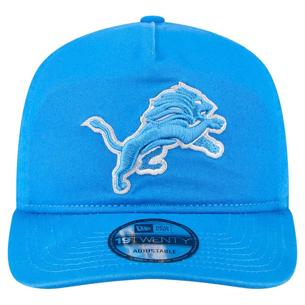 Detroit Lions New Era Team 19TWENTY Adjustable Hat Blue | NFL