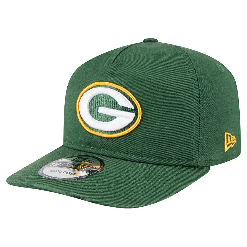 Green Bay Packers New Era Team 19TWENTY Adjustable Hat Green | NFL