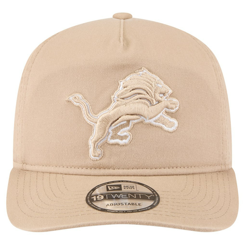 Detroit Lions New Era 19TWENTY Adjustable Hat Tan | NFL