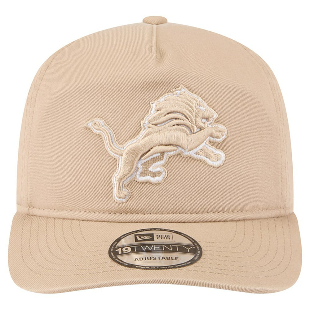 Detroit Lions New Era 19TWENTY Adjustable Hat Tan | NFL