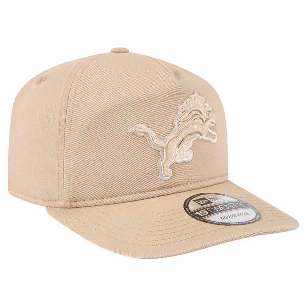 Detroit Lions New Era 19TWENTY Adjustable Hat Tan | NFL
