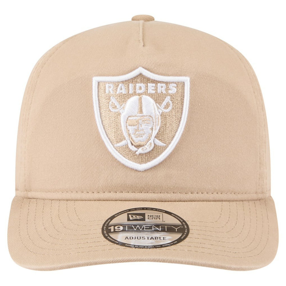 Las Vegas Raiders New Era 19TWENTY Adjustable Hat Tan | NFL