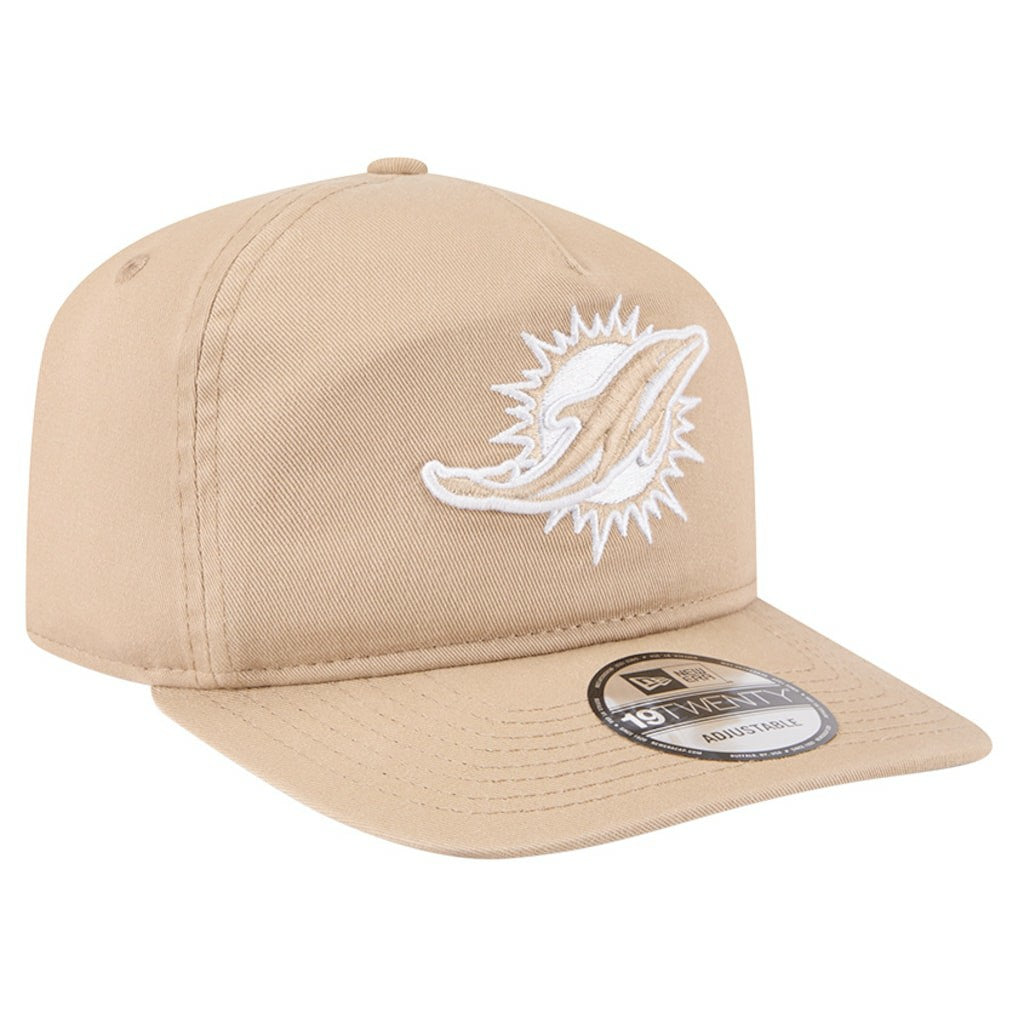 Miami Dolphins New Era 19TWENTY Adjustable Hat Tan | NFL