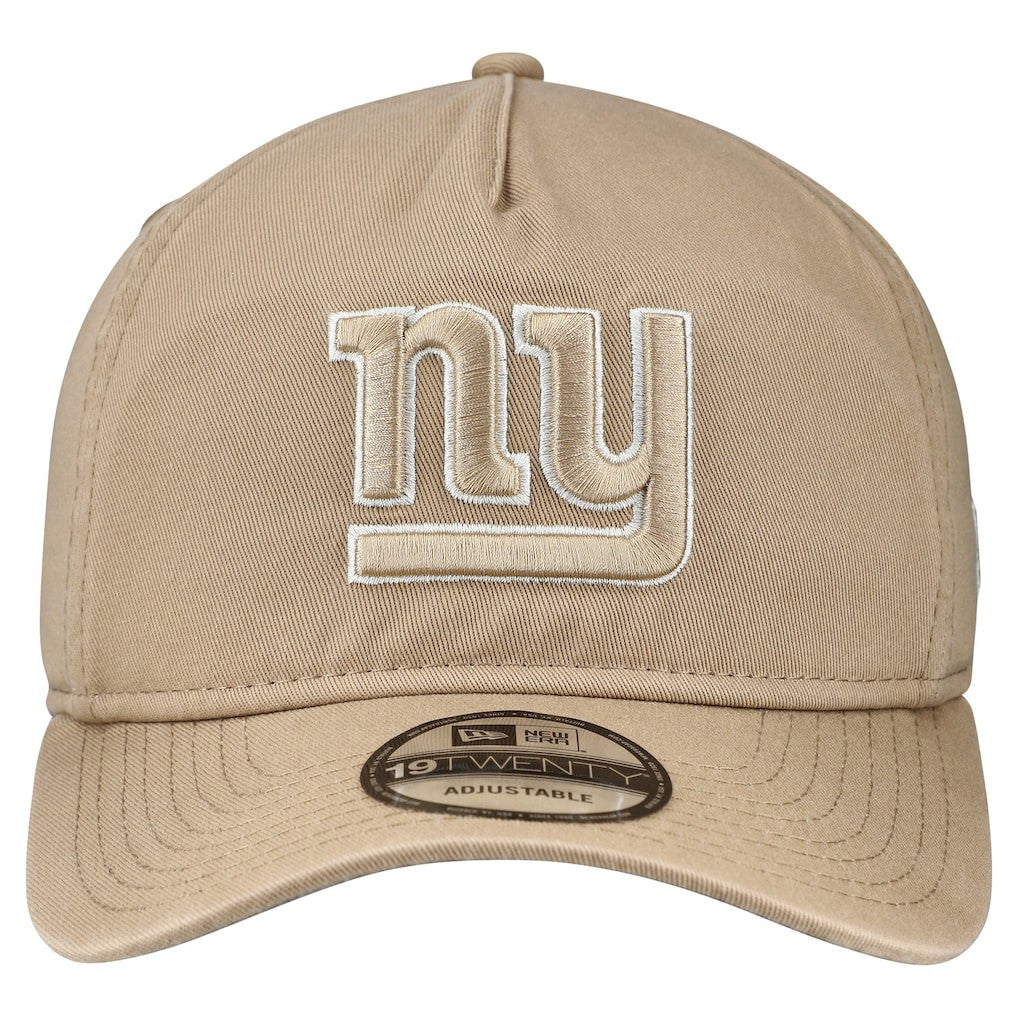New York Giants New Era 19TWENTY Adjustable Hat Tan | NFL
