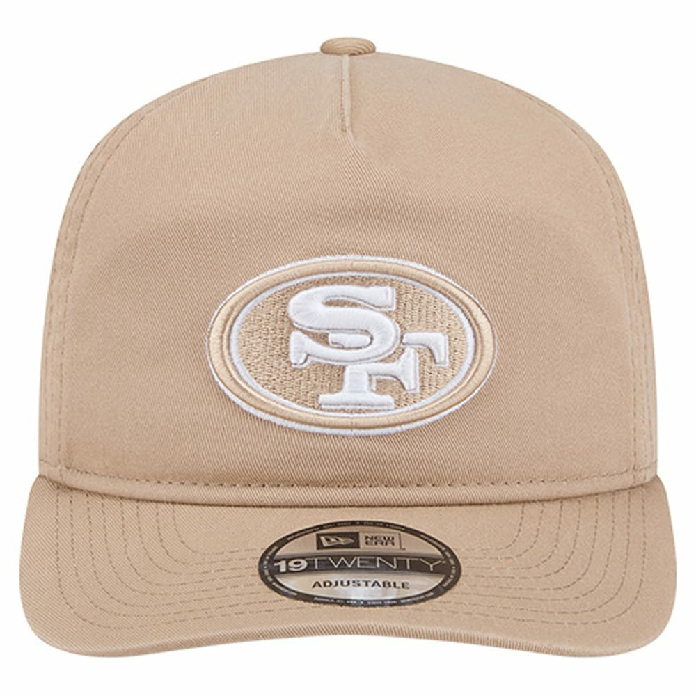 San Francisco 49ers New Era 19TWENTY Adjustable Hat Tan | NFL