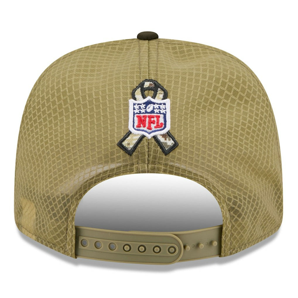 Miami Dolphins New Era 2025 Salute to Service 9SEVENTY Adjustable Hat Green | NFL