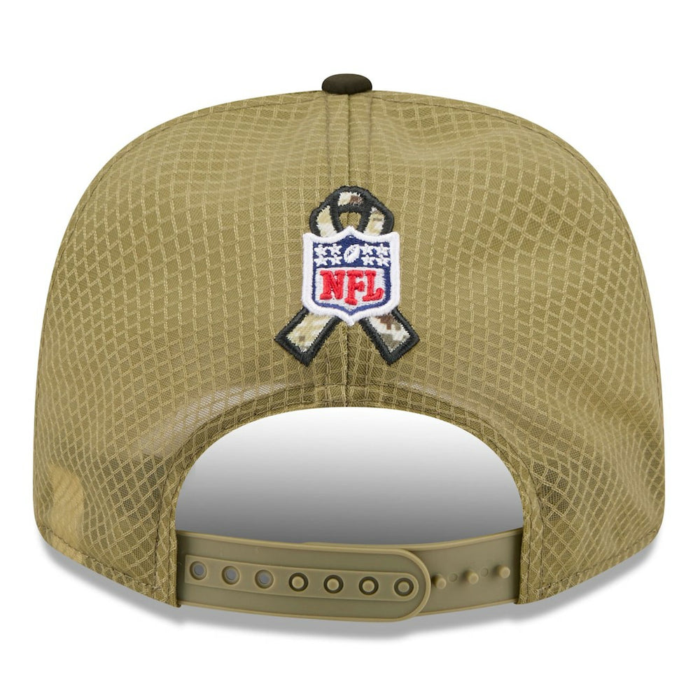 Miami Dolphins New Era 2025 Salute to Service 9SEVENTY Adjustable Hat Green | NFL