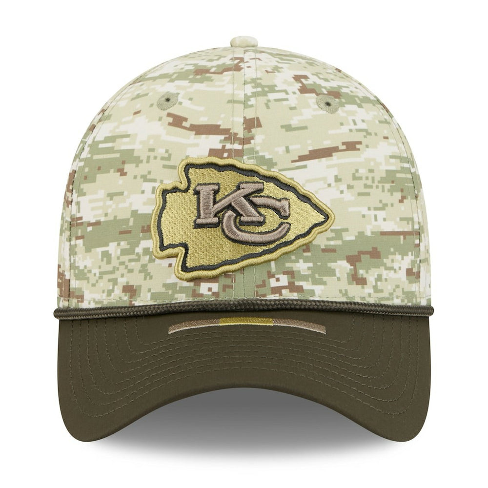 Kansas City Chiefs New Era 2025 Salute to Service 39THIRTY Flex Hat Camo | NFL