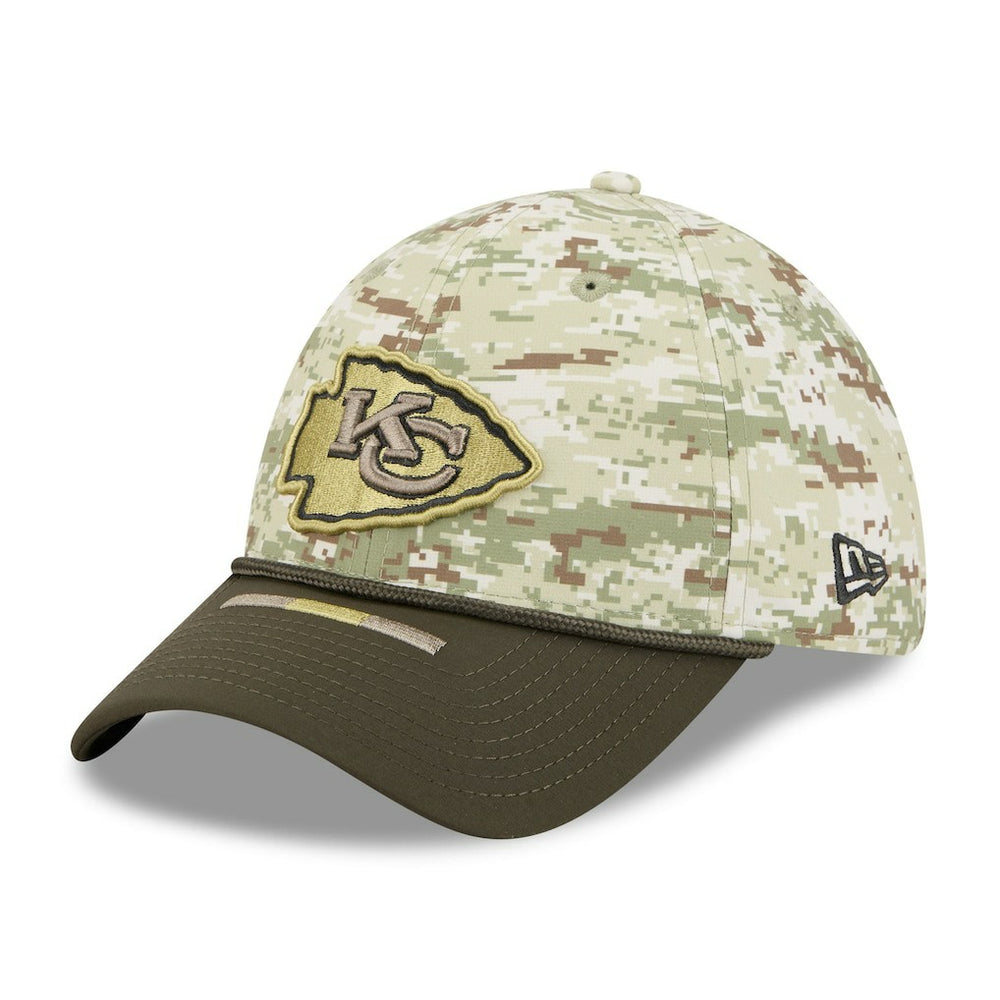 Kansas City Chiefs New Era 2025 Salute to Service 39THIRTY Flex Hat Camo | NFL