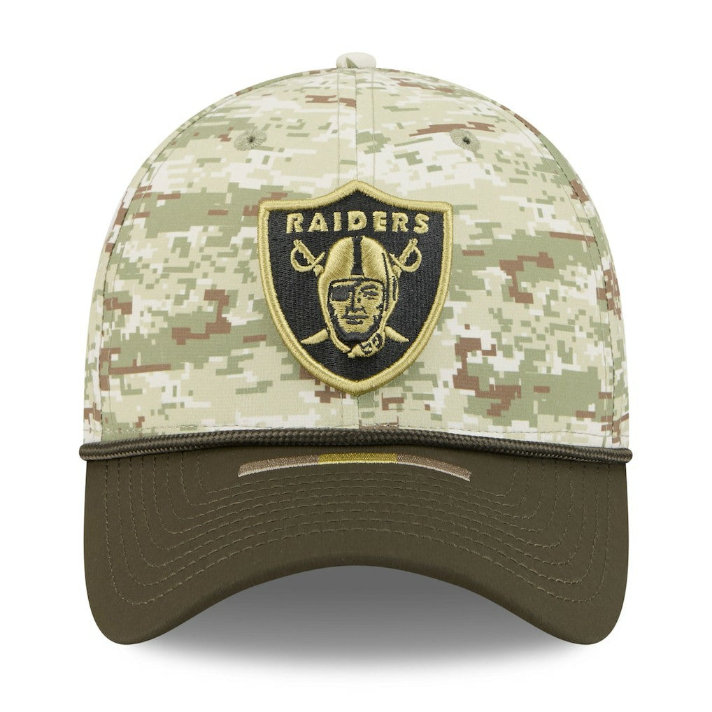 Las Vegas Raiders New Era 2025 Salute to Service 39THIRTY Flex Hat Camo | NFL