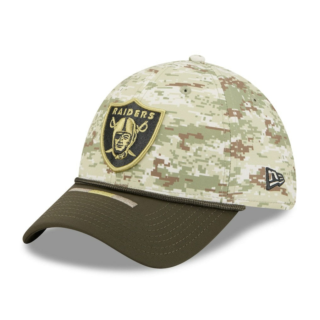Las Vegas Raiders New Era 2025 Salute to Service 39THIRTY Flex Hat Camo | NFL