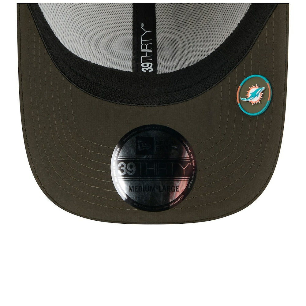 Miami Dolphins New Era 2025 Salute to Service 39THIRTY Flex Hat Camo | NFL