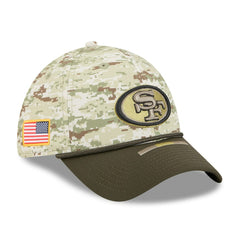 San Francisco 49ers New Era 2025 Salute to Service 39THIRTY Flex Hat Camo | NFL