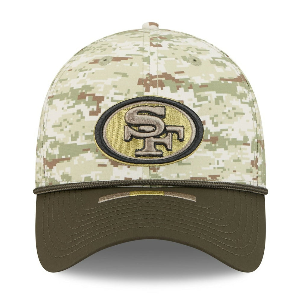 San Francisco 49ers New Era 2025 Salute to Service 39THIRTY Flex Hat Camo | NFL