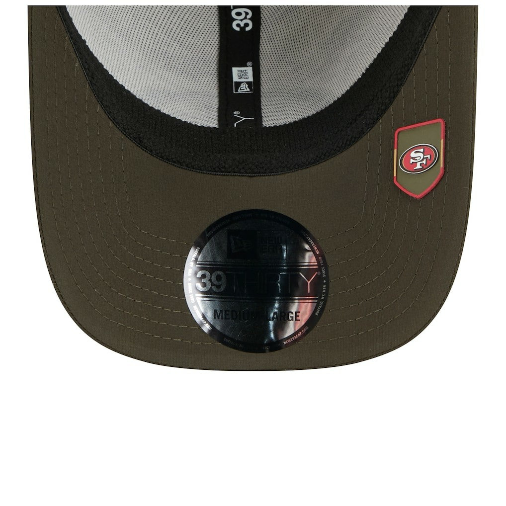 San Francisco 49ers New Era 2025 Salute to Service 39THIRTY Flex Hat Camo | NFL
