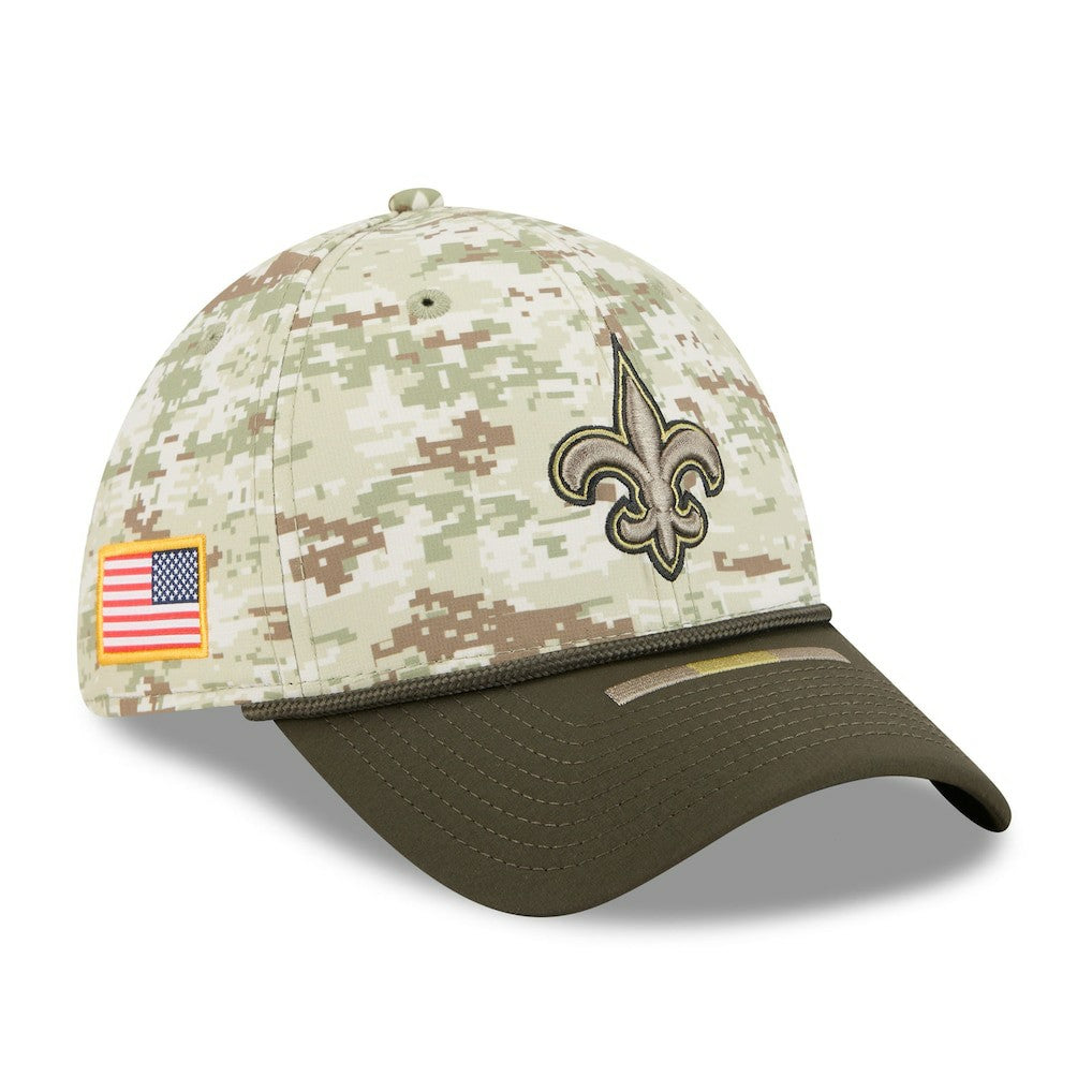 New Orleans Saints New Era 2025 Salute to Service 39THIRTY Flex Hat Camo | NFL
