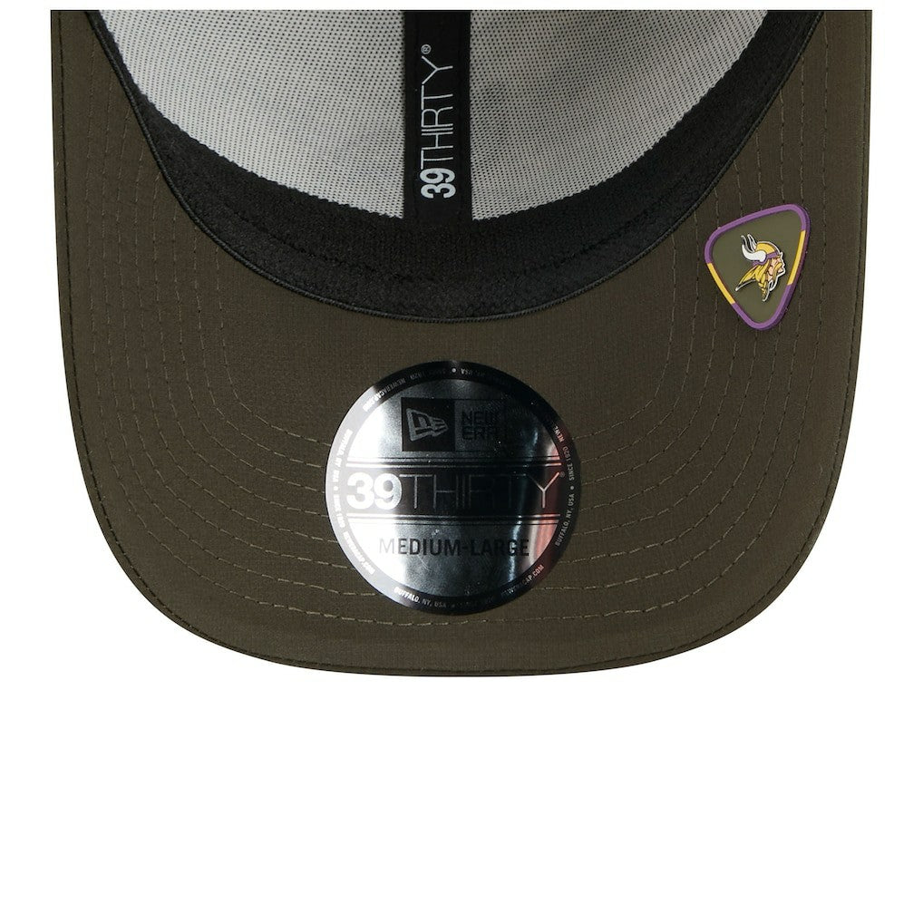 Minnesota Vikings New Era 2025 Salute to Service 39THIRTY Flex Hat Camo | NFL