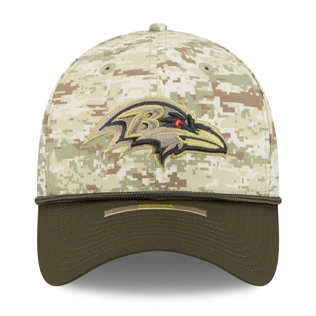 Baltimore Ravens New Era 2025 Salute to Service 39THIRTY Flex Hat Camo | NFL