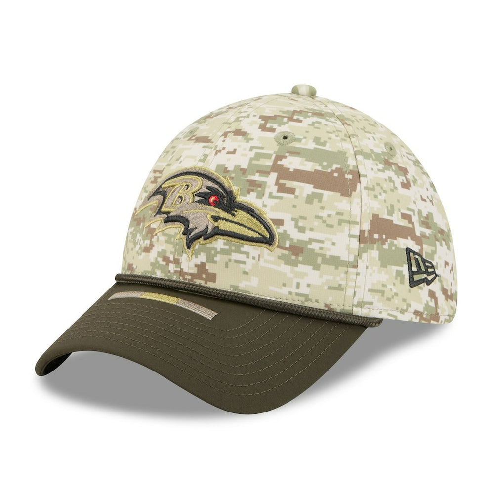 Baltimore Ravens New Era 2025 Salute to Service 39THIRTY Flex Hat Camo | NFL