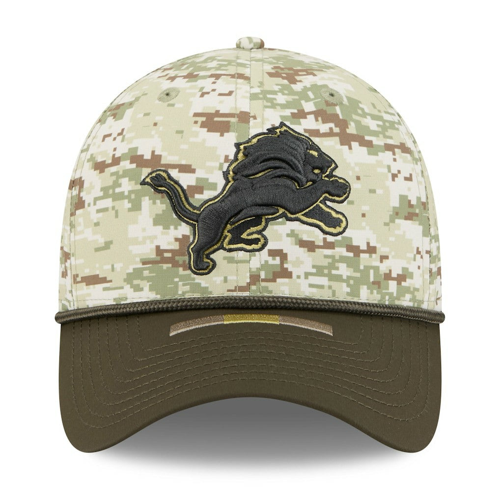 Detroit Lions New Era 2025 Salute to Service 39THIRTY Flex Hat Camo | NFL