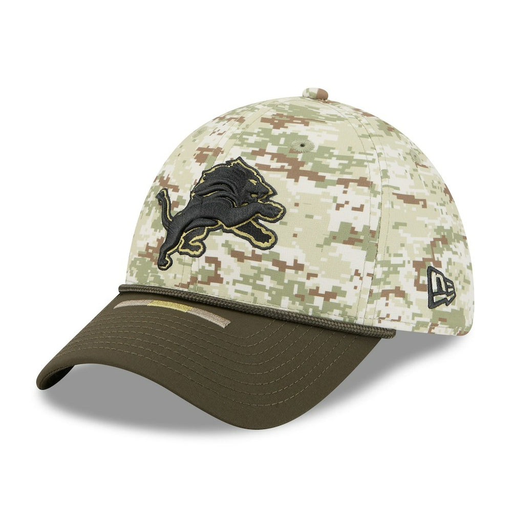 Detroit Lions New Era 2025 Salute to Service 39THIRTY Flex Hat Camo | NFL