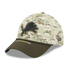 Detroit Lions New Era 2025 Salute to Service 39THIRTY Flex Hat Camo | NFL