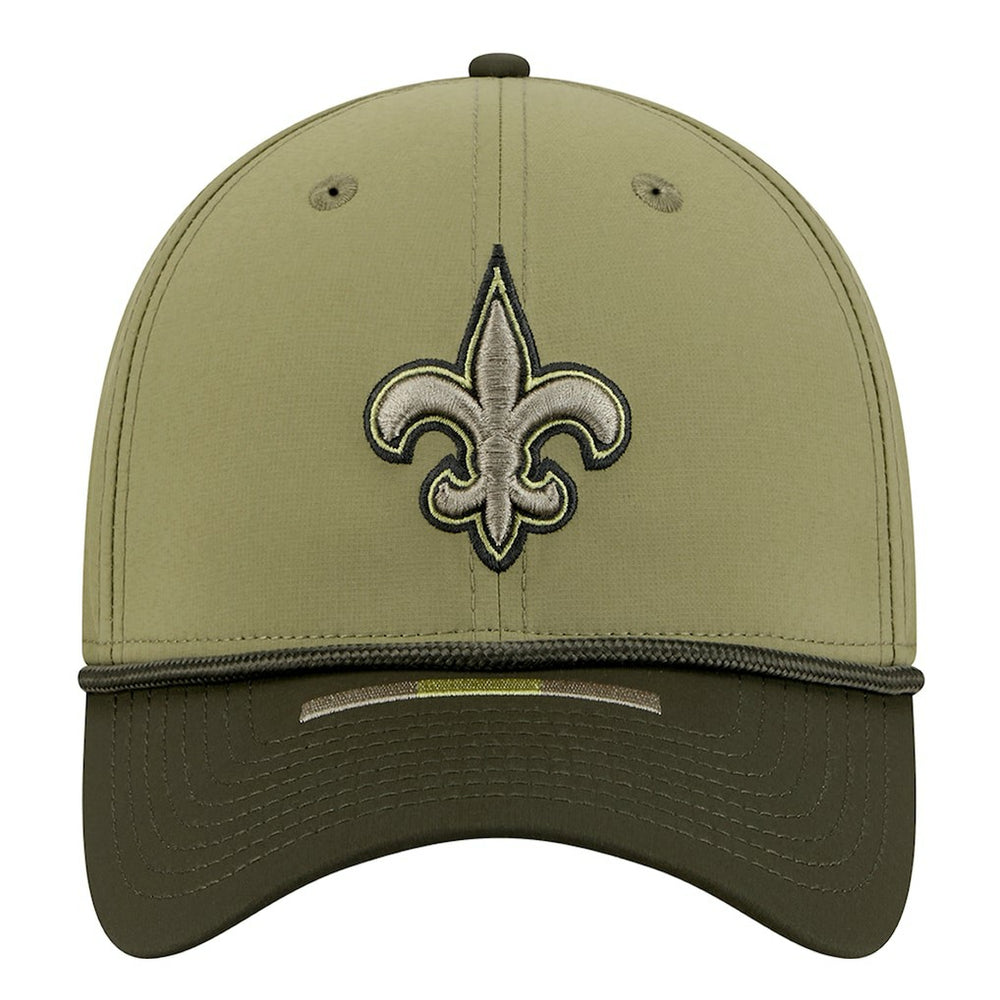 New Orleans Saints New Era 2025 Salute to Service 39THIRTY Flex Hat Green | NFL