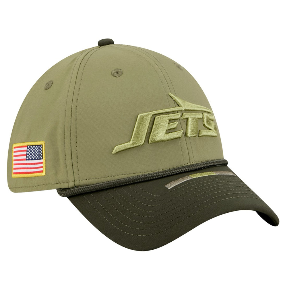 New York Jets New Era 2025 Salute to Service 39THIRTY Flex Hat Green | NFL