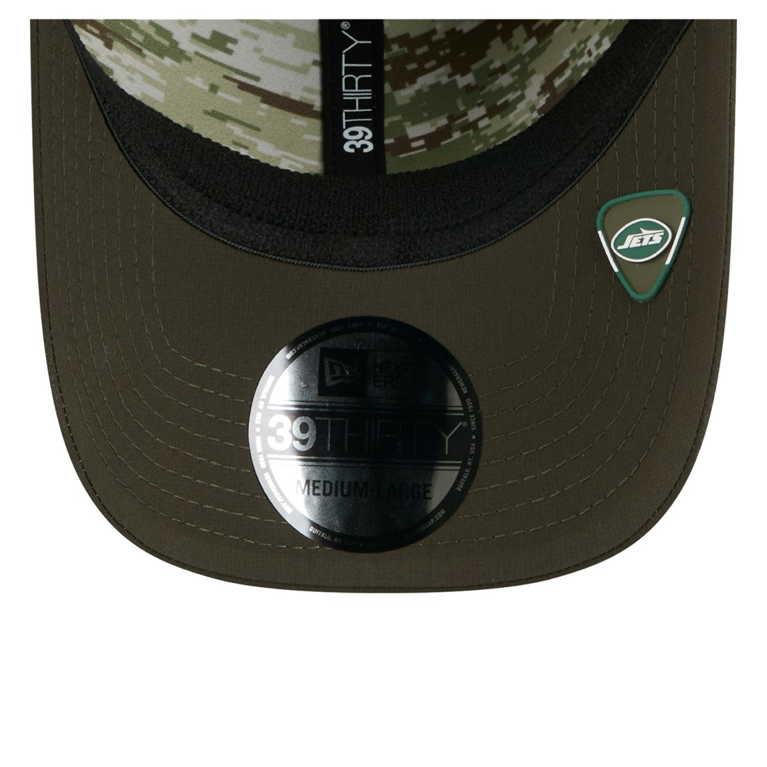 New York Jets New Era 2025 Salute to Service 39THIRTY Flex Hat Green | NFL