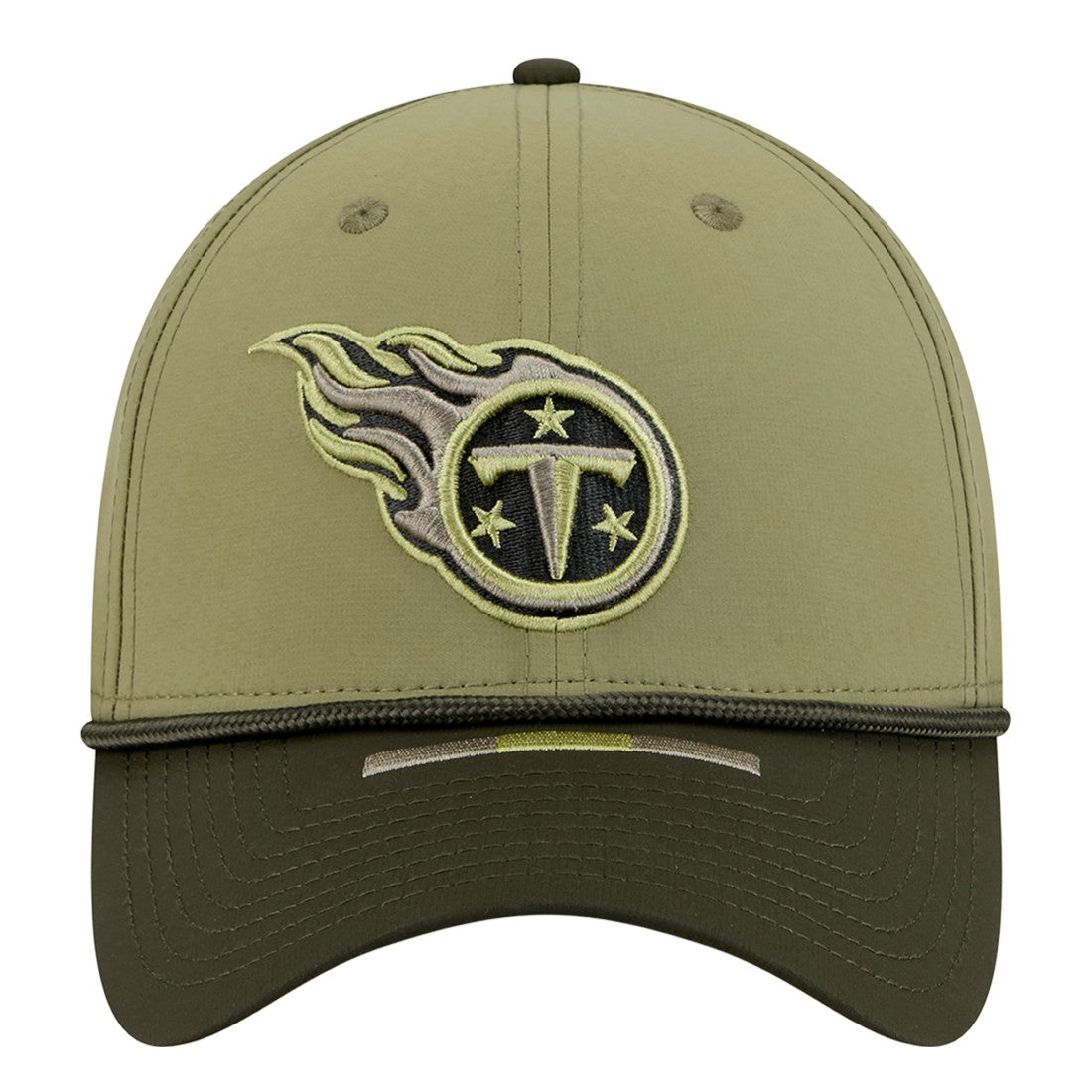 Tennessee Titans New Era 2025 Salute to Service 39THIRTY Flex Hat Green | NFL