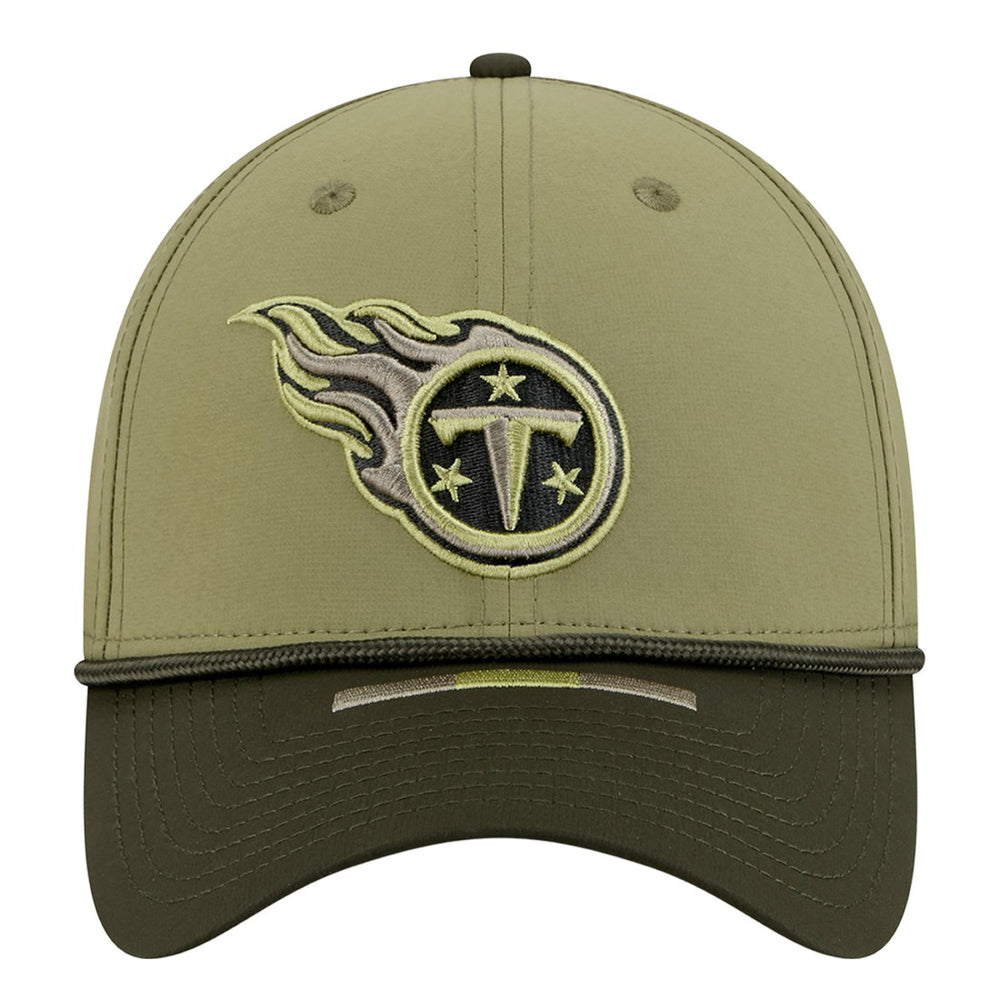Tennessee Titans New Era 2025 Salute to Service 39THIRTY Flex Hat Green | NFL