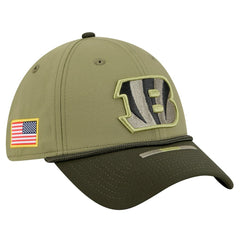 Cincinnati Bengals New Era 2025 Salute to Service 39THIRTY Flex Hat Green | NFL
