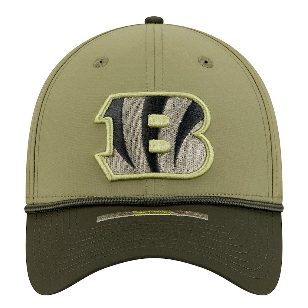 Cincinnati Bengals New Era 2025 Salute to Service 39THIRTY Flex Hat Green | NFL