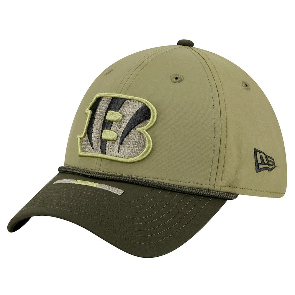 Cincinnati Bengals New Era 2025 Salute to Service 39THIRTY Flex Hat Green | NFL