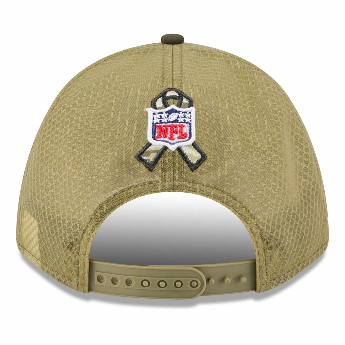 New York Jets New Era 2025 Salute to Service 9FORTY A-Frame M-Crown Adjustable Hat Green | NFL