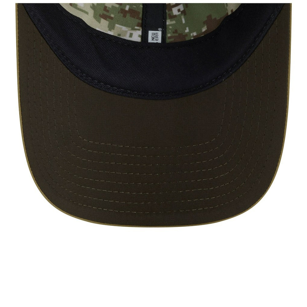 Miami Dolphins New Era Women's 2025 Salute to Service Pony Tail Adjustable Hat Green | NFL