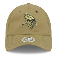 Minnesota Vikings New Era Women's 2025 Salute to Service Pony Tail Adjustable Hat Green | NFL