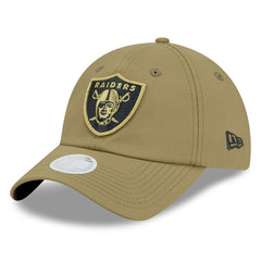 Las Vegas Raiders New Era Women's 2025 Salute to Service Pony Tail Adjustable Hat Green | NFL