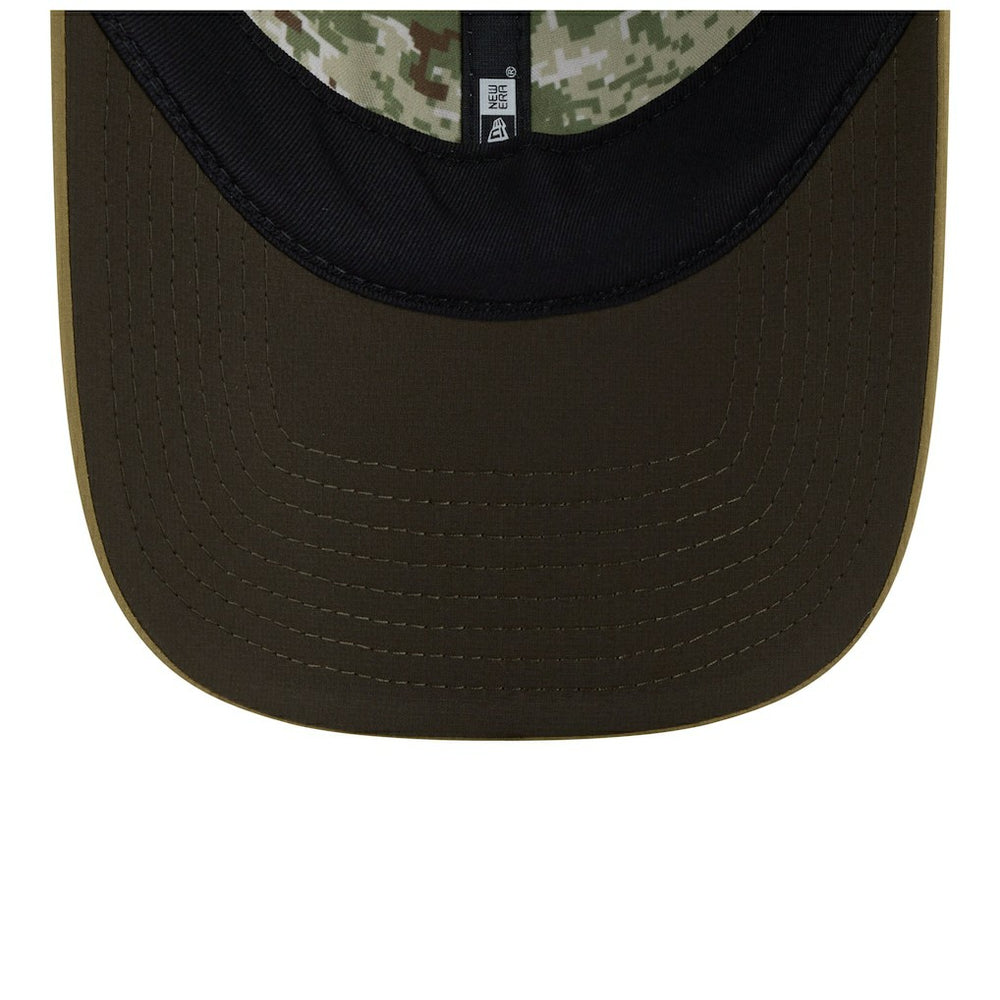 Las Vegas Raiders New Era Women's 2025 Salute to Service Pony Tail Adjustable Hat Green | NFL