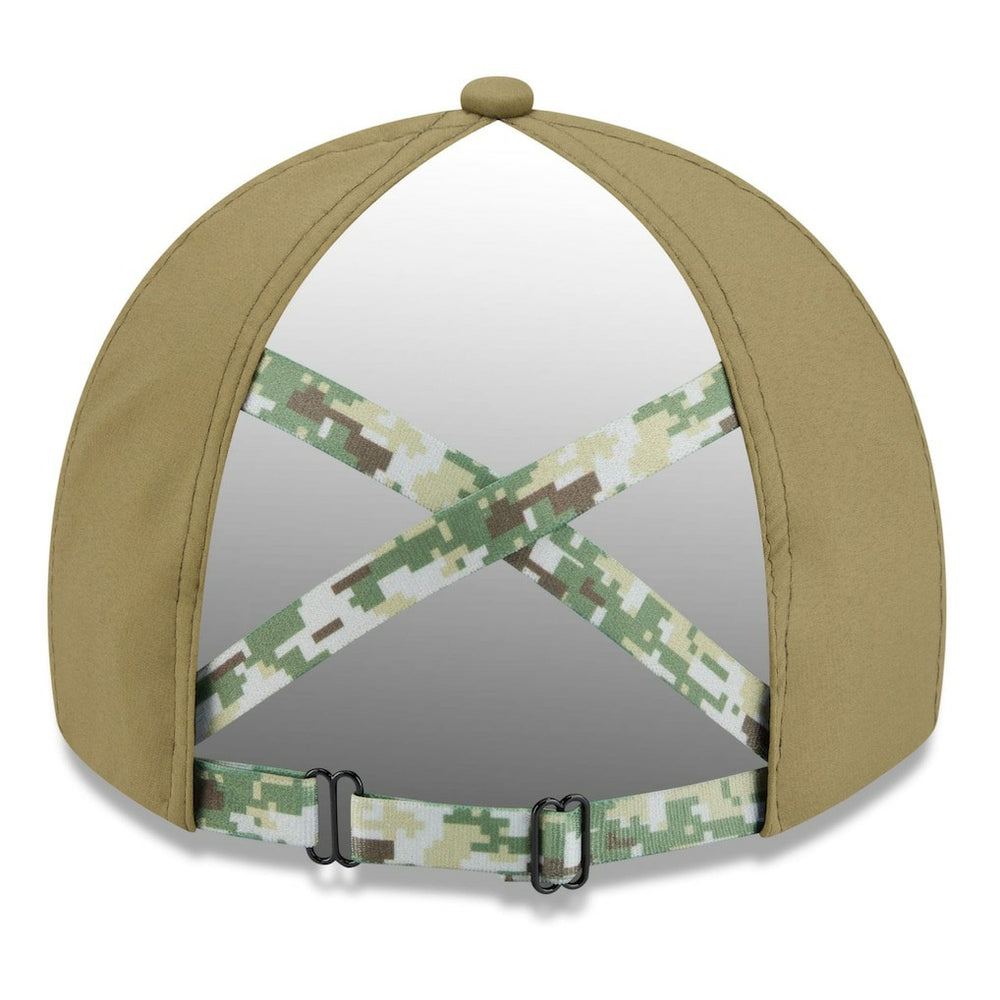 Detroit Lions New Era Women's 2025 Salute to Service Pony Tail Adjustable Hat Green | NFL