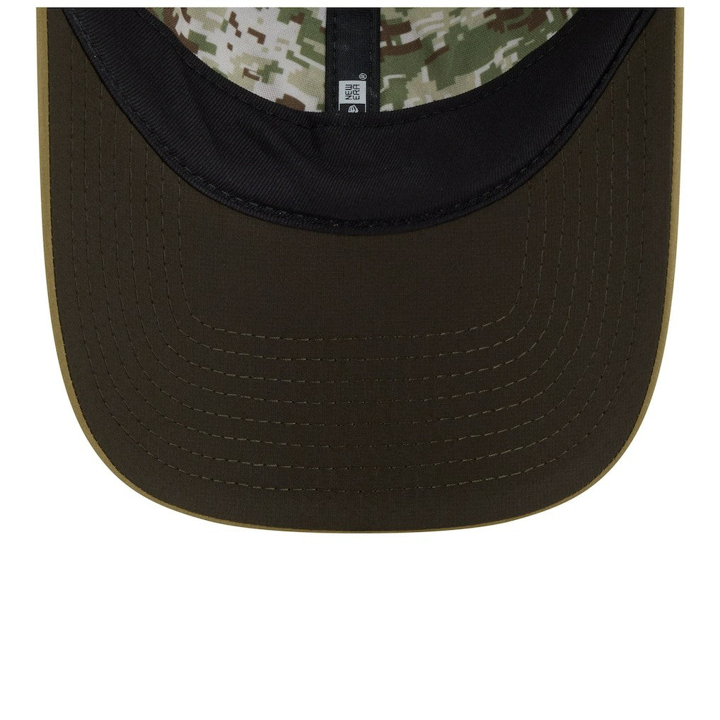 Detroit Lions New Era Women's 2025 Salute to Service Pony Tail Adjustable Hat Green | NFL