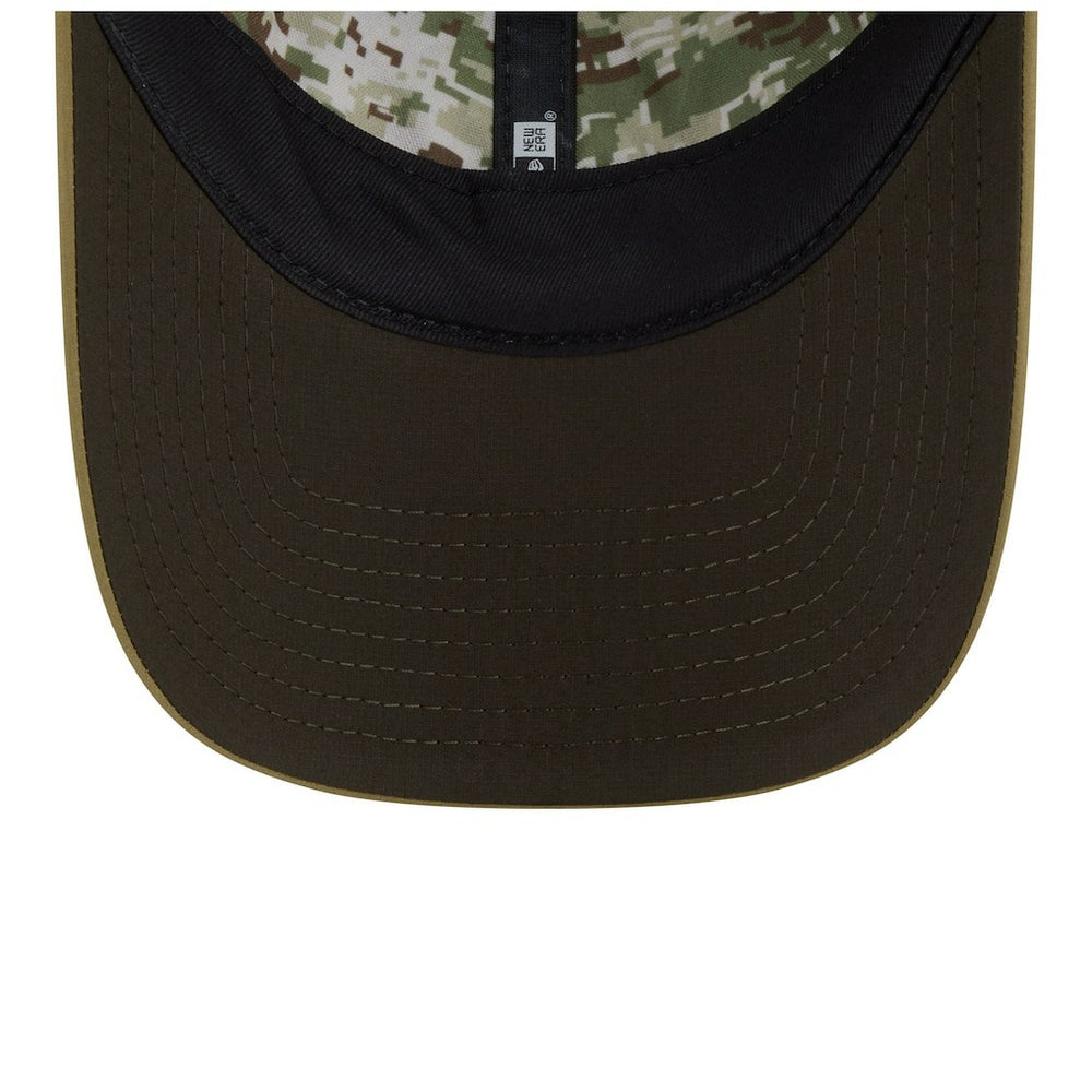 Detroit Lions New Era Women's 2025 Salute to Service Pony Tail Adjustable Hat Green | NFL