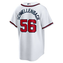 Spencer Schwellenbach Atlanta Braves Nike Home Replica Jersey - MLB