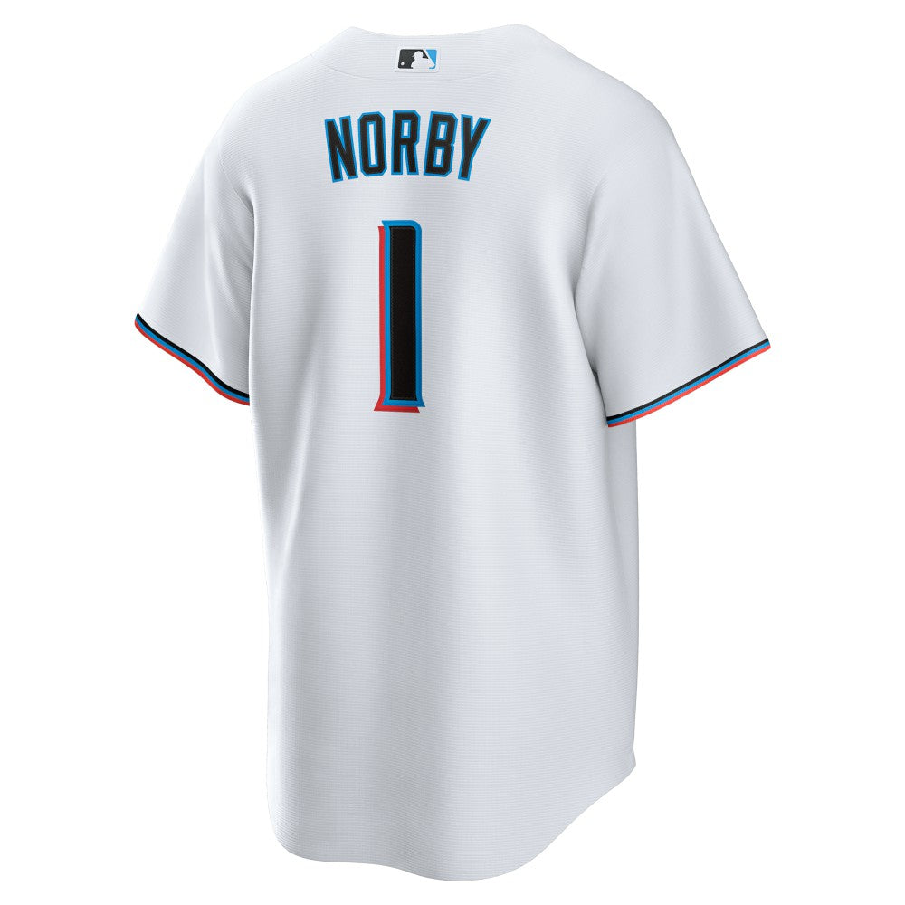 Connor Norby Miami Marlins Nike Home Replica Jersey - MLB