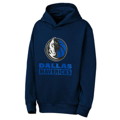 Dallas Mavericks Outerstuff Youth Back To The Basics Hoodie Navy - NBA