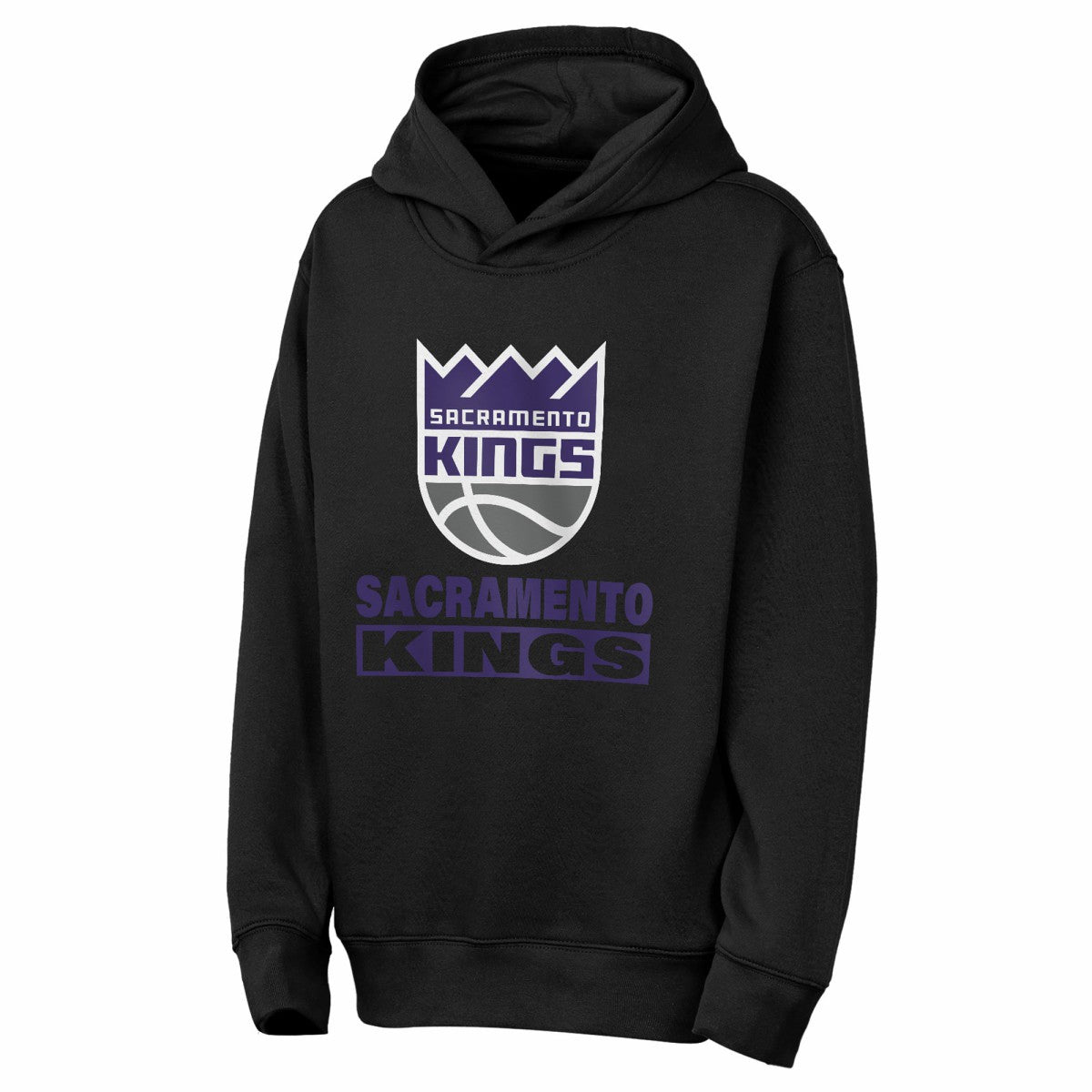 Sacramento Kings Outerstuff Youth Back To The Basics Hoodie Black - NBA