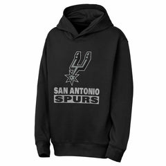 San Antonio Spurs Outerstuff Youth Back To The Basics Hoodie Black - NBA